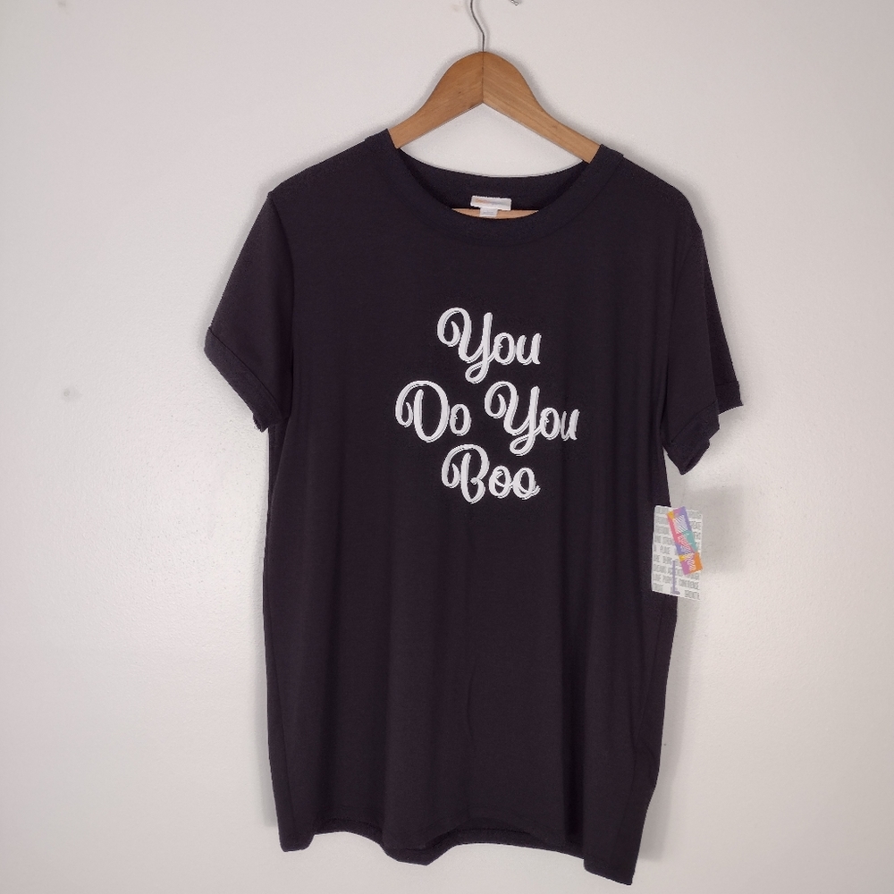 NWT Halloween DoYou BOO  LuLaRoe T Shirt Sz L